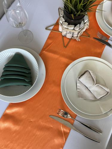 Chemin de table - Orange 